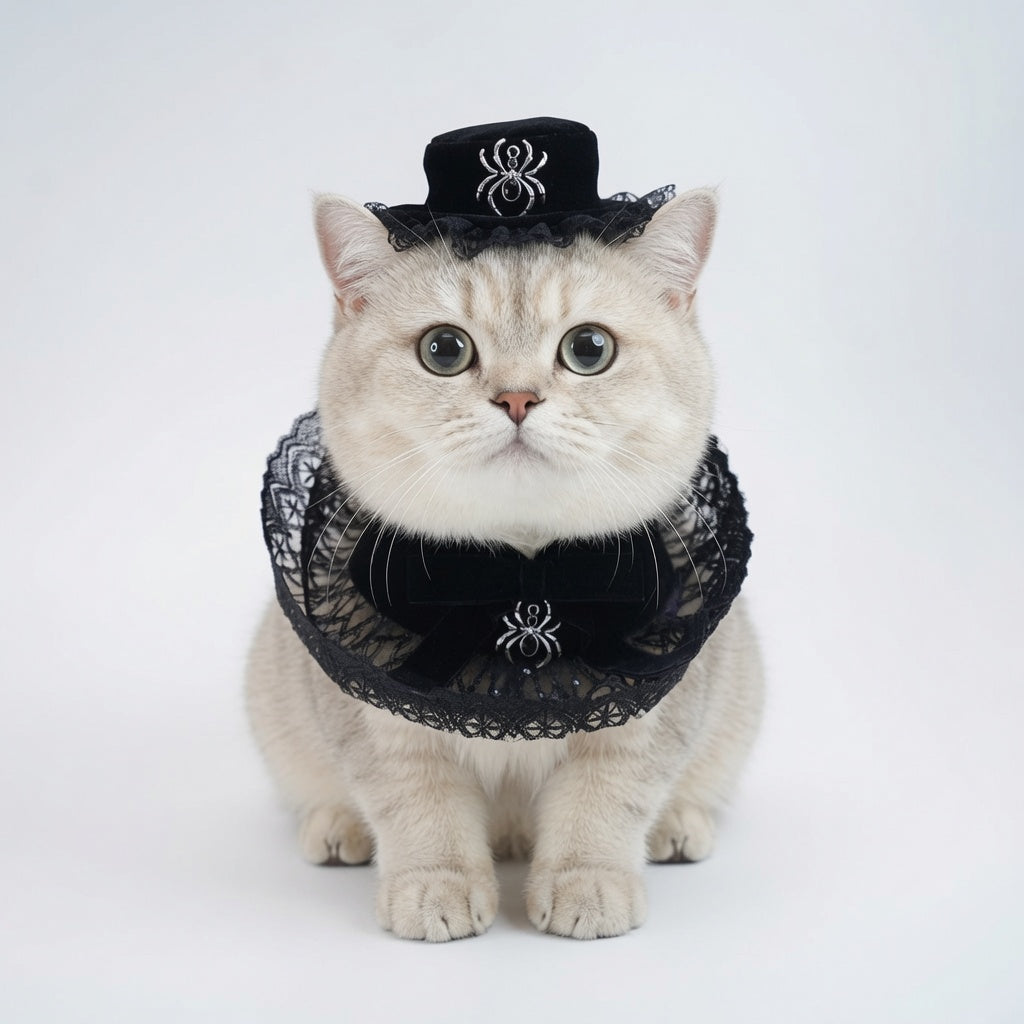 Spider Countess (1-Nocturnal Raven) | Pet Neckwear