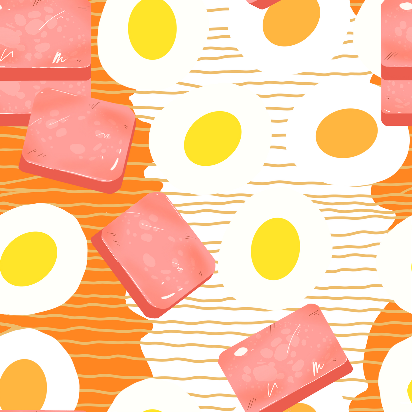 Luncheon Meat Egg Noodles | Walkwear | Hong Kong