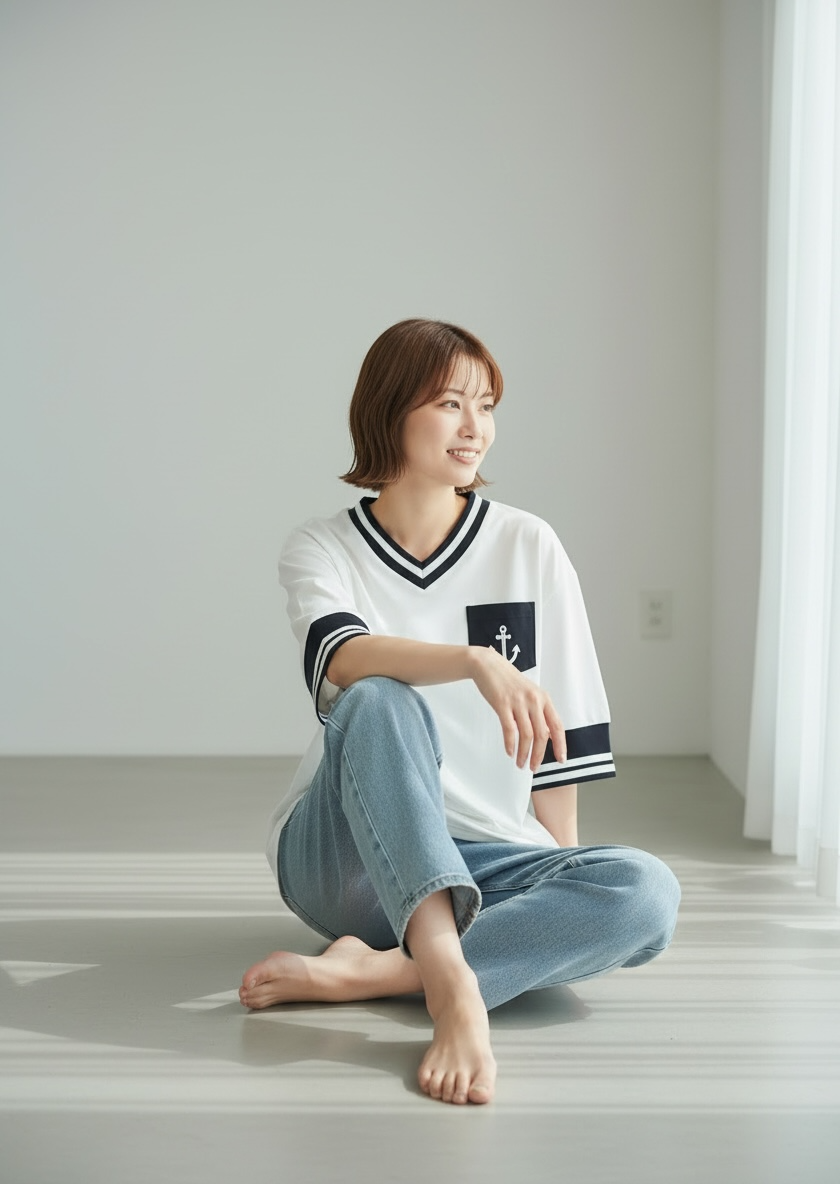 Santiano Tee (2-Salt White) | Hooman (Adult/Kids)