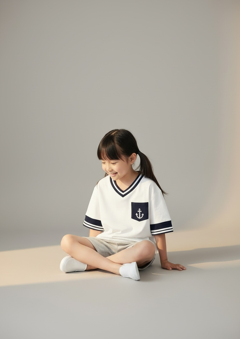 Santiano Tee (2-Salt White) | Hooman (Adult/Kids)