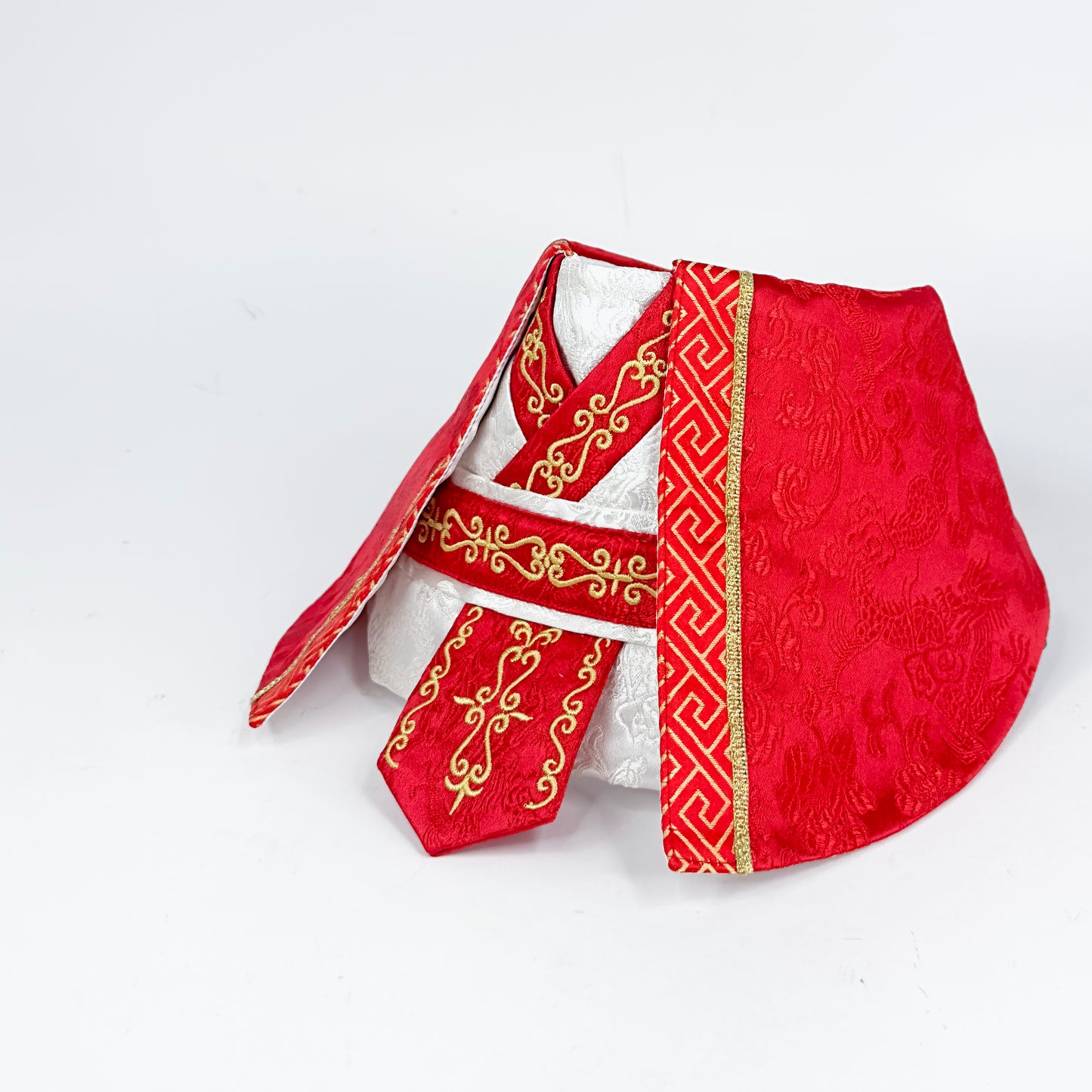 Joyfulness & Endlessness (2-Berry Red) | Festival Bib | CNY