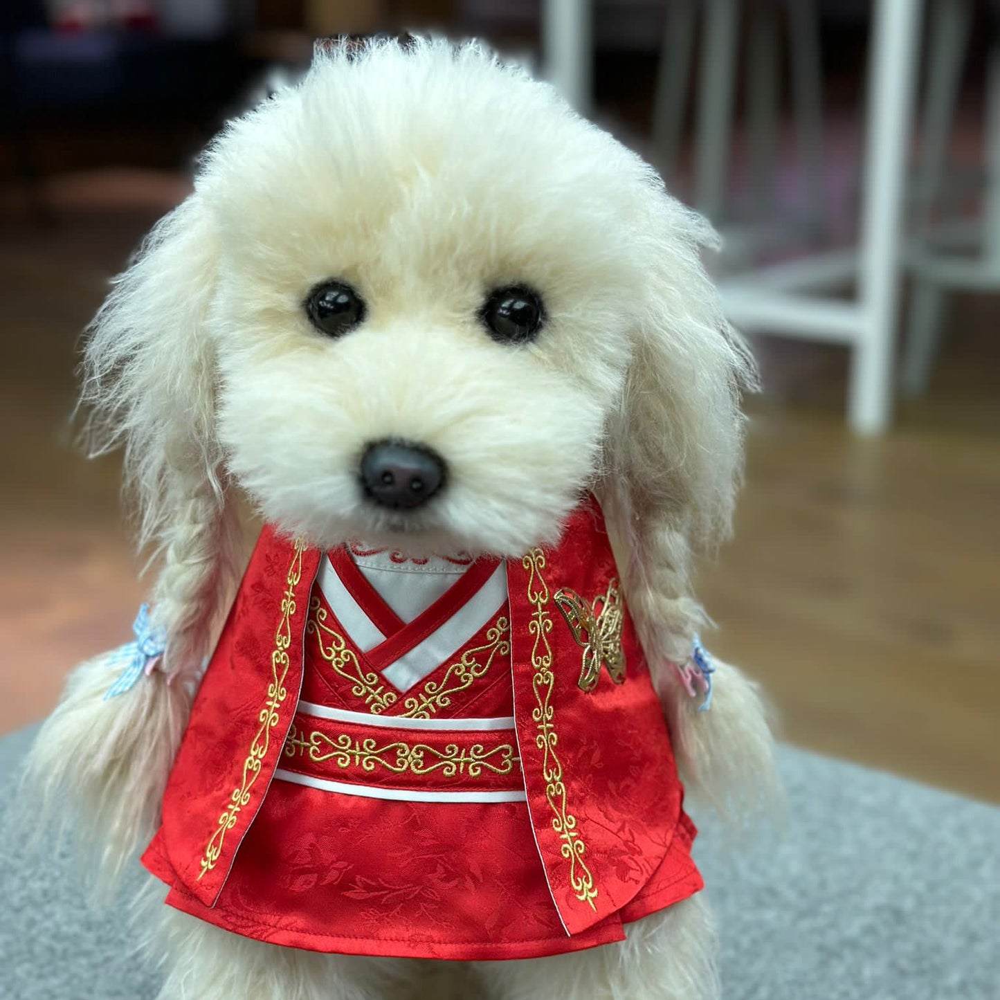 Joyfulness & Endlessness (2-Berry Red) | Festival Bib | CNY