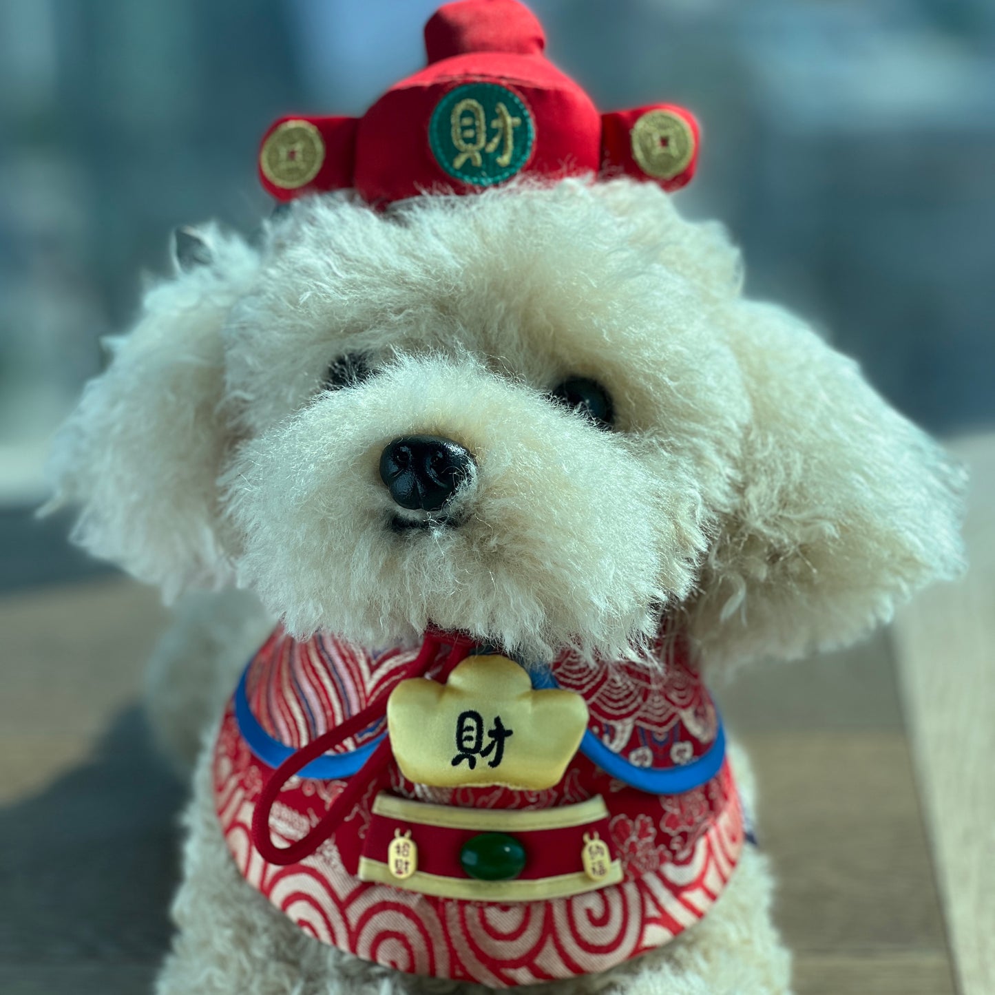 GOD OF WEALTH Pet CNY Bib