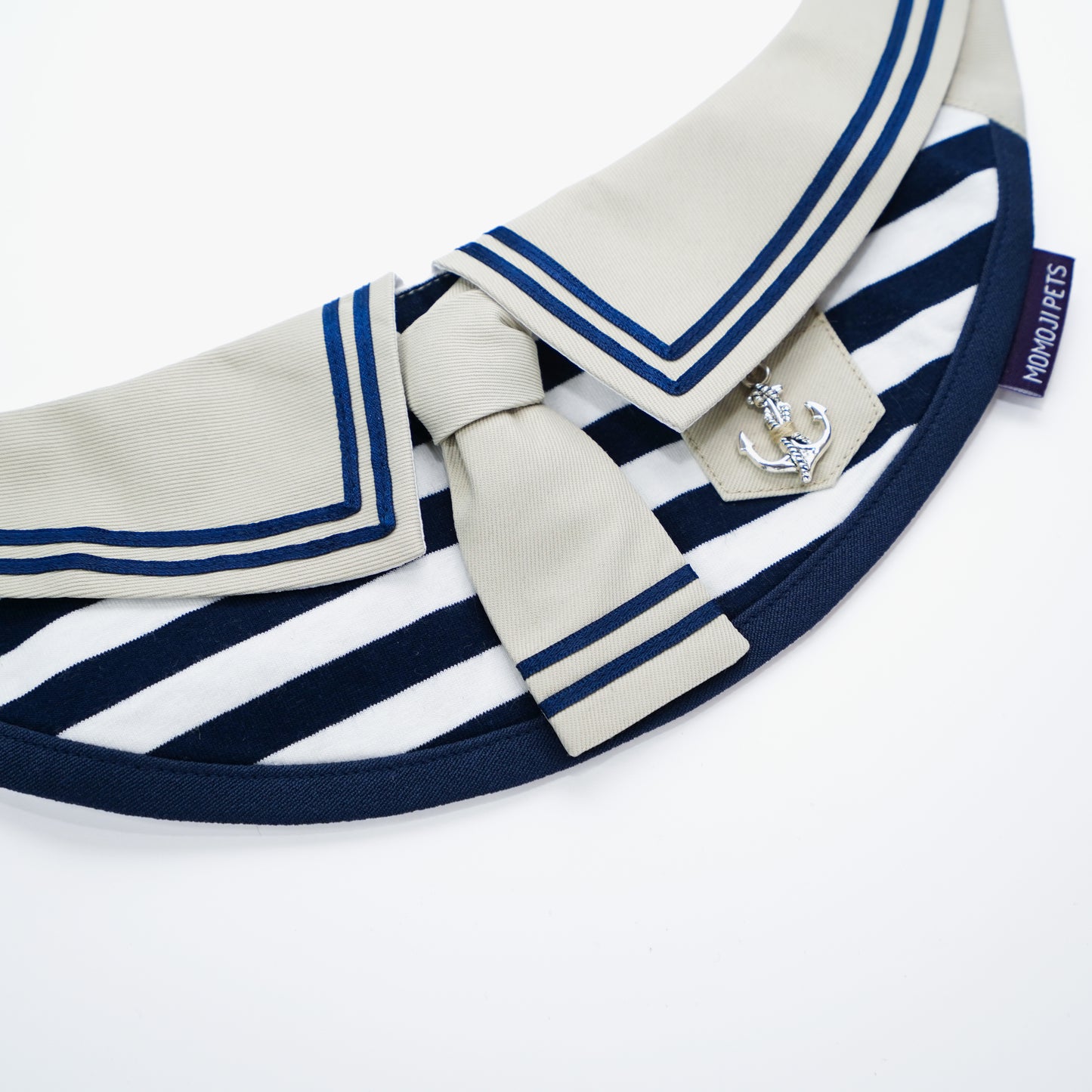 Santiano (2-Sandstone & Navy) | Pet Neckwear