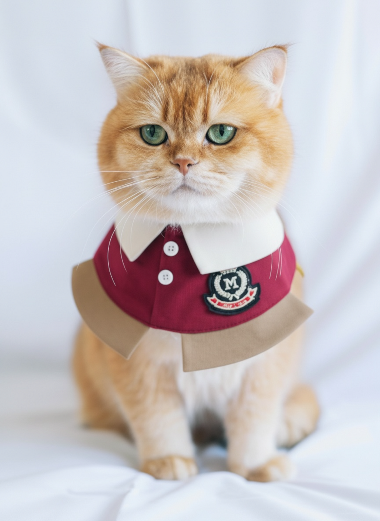Brest (2-Bordeaux Red) | Pet Neckwear