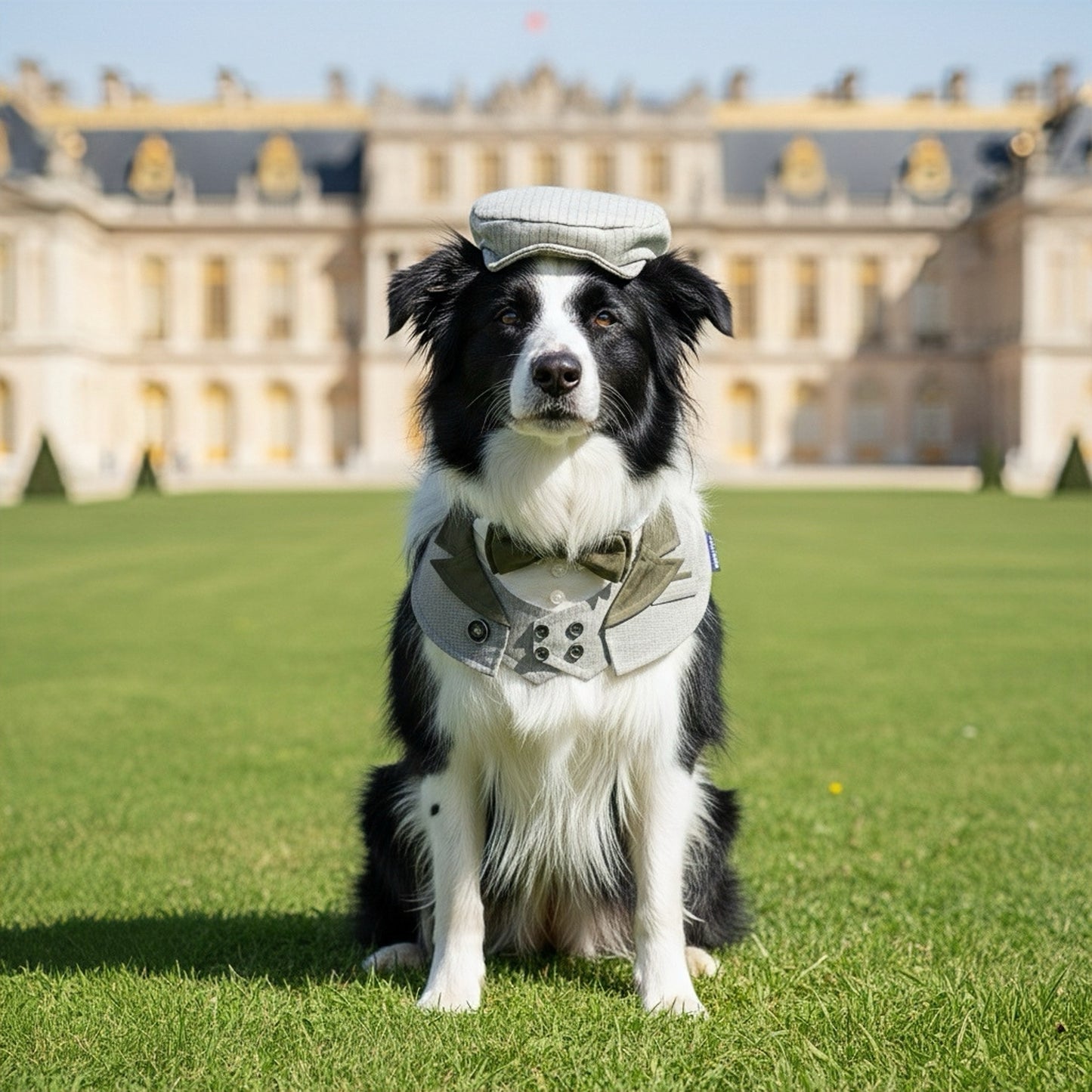 Versailles (2-Charcoal Grey) | Pet Neckwear