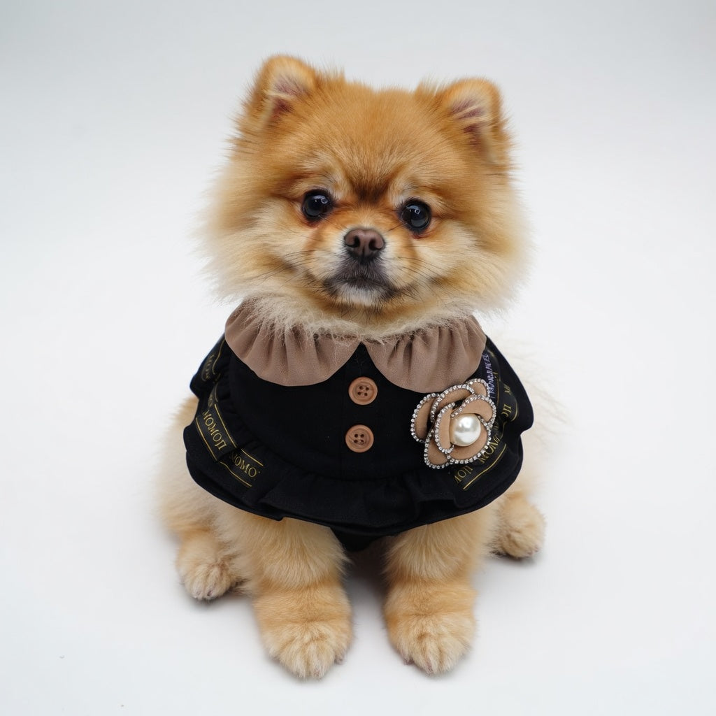 Covent (1-Classic Black & Camel Tan) | Pet Neckwear