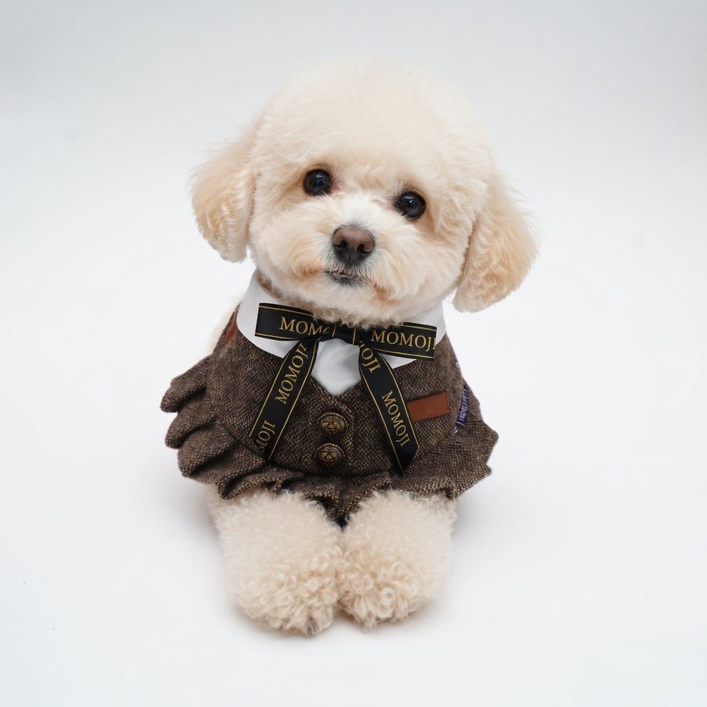 Picadilly (1-Vintage Brown Tweed) | Pet Neckwear