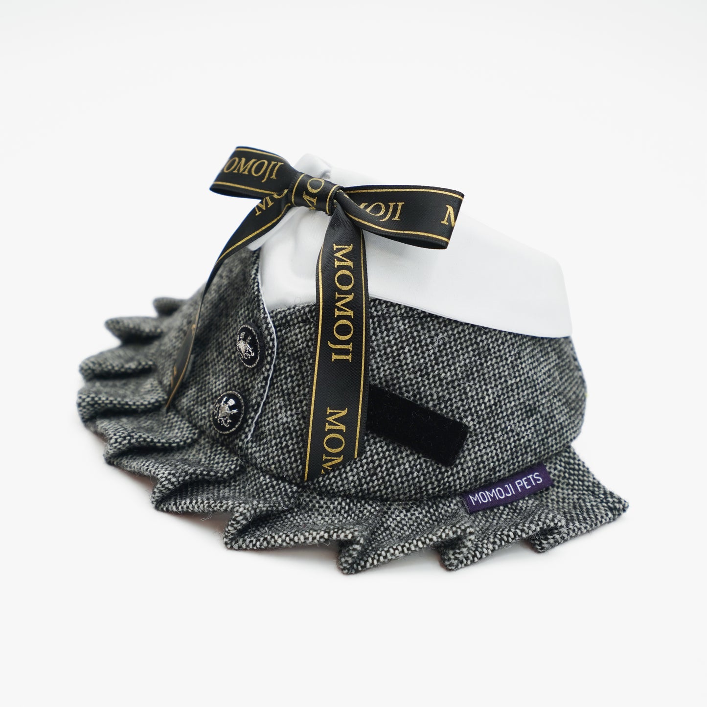 Picadilly (3-Charcoal Black Tweed) | Pet Neckwear