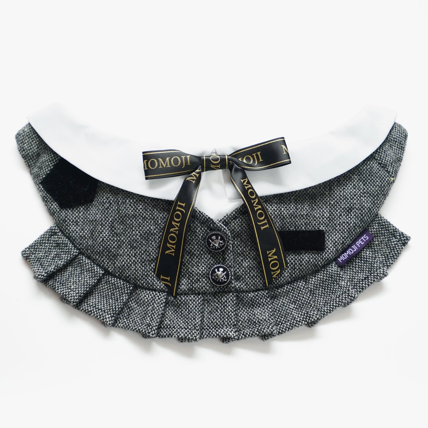 Picadilly (3-Charcoal Black Tweed) | Pet Neckwear