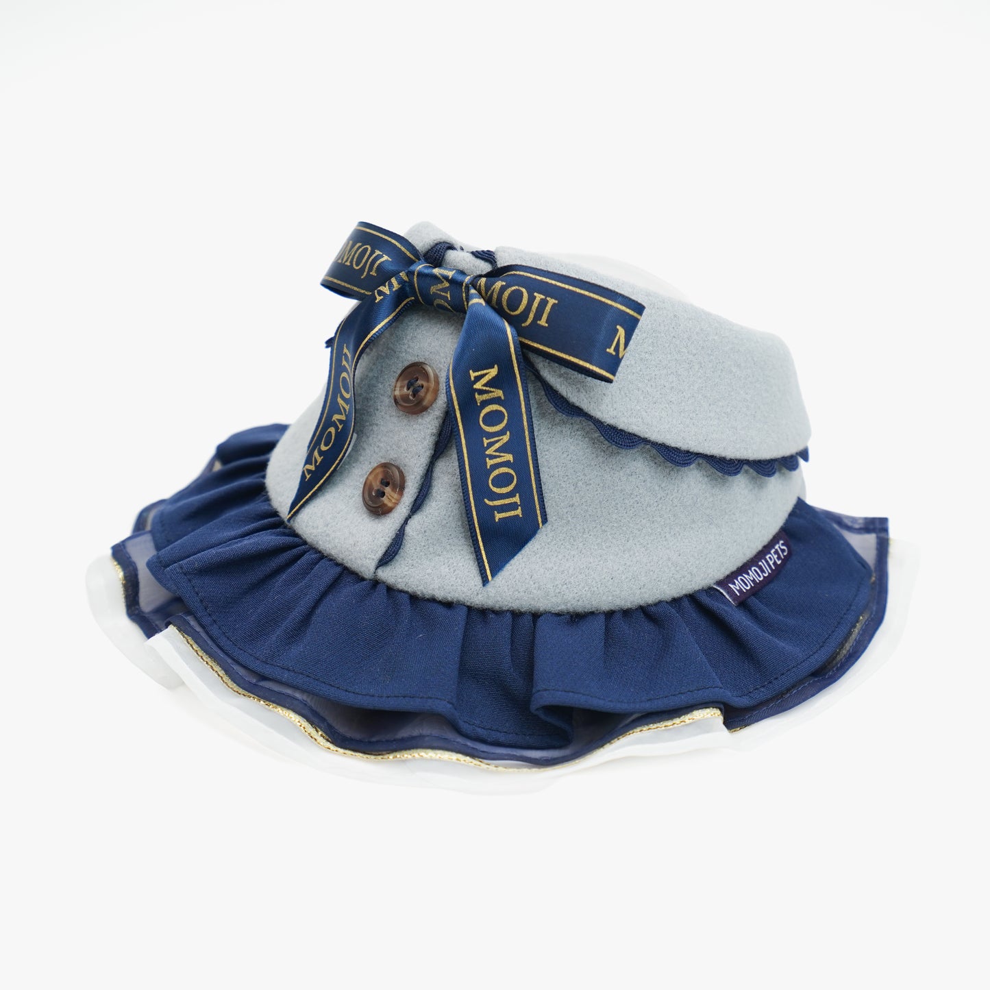 Chelsea (1-Haze Gray & Navy Blue) | Pet Neckwear