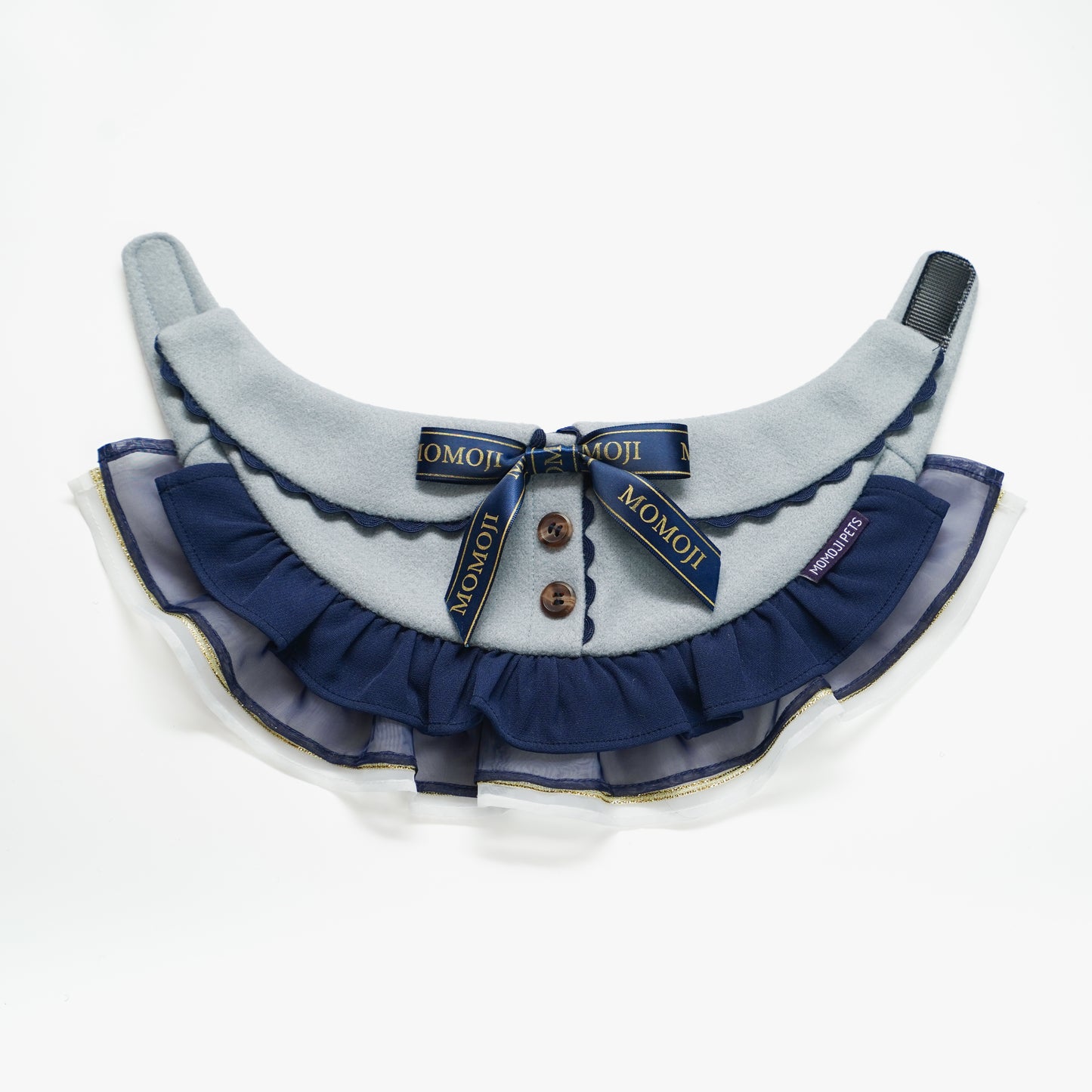 Chelsea (1-Haze Gray & Navy Blue) | Pet Neckwear