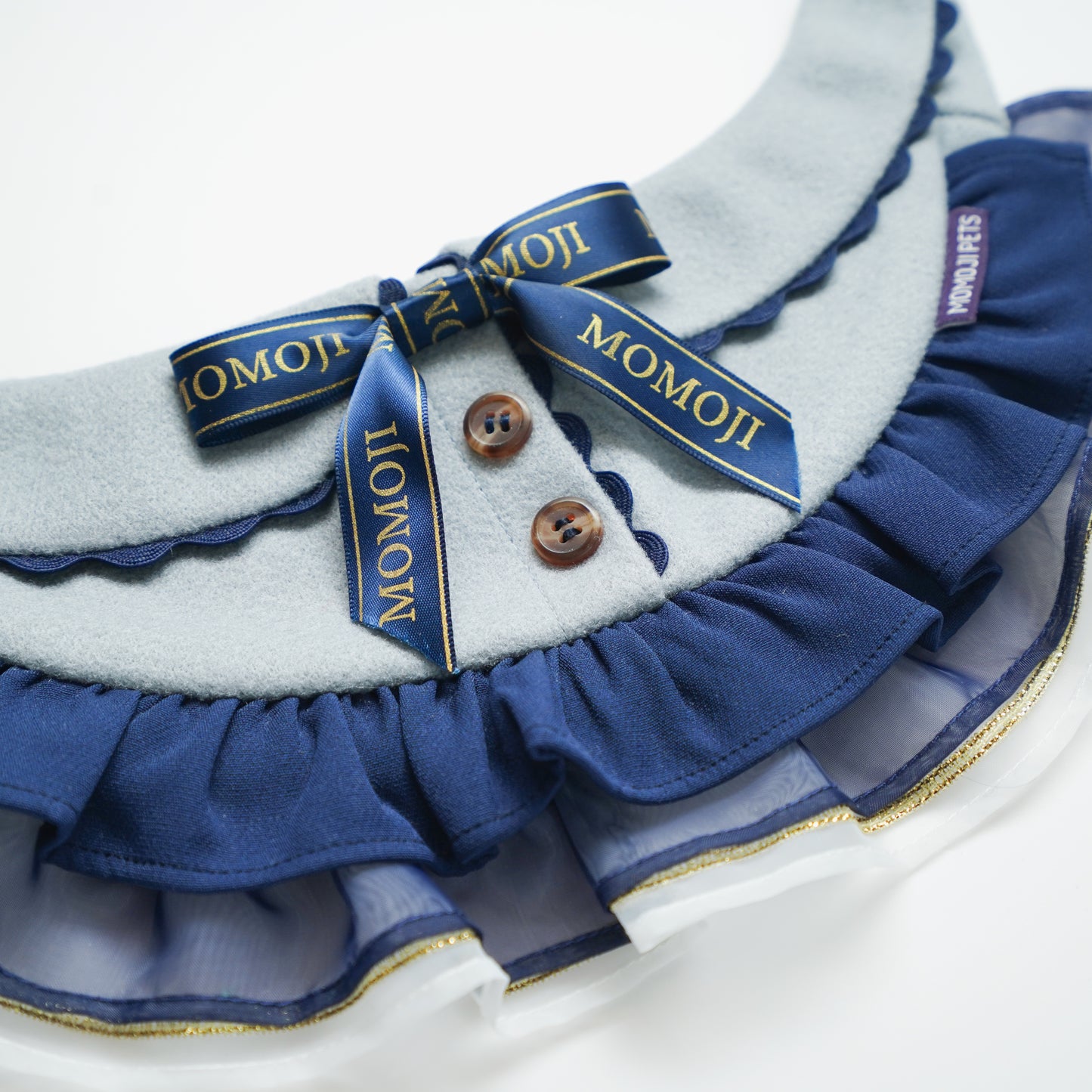 Chelsea (1-Haze Gray & Navy Blue) | Pet Neckwear