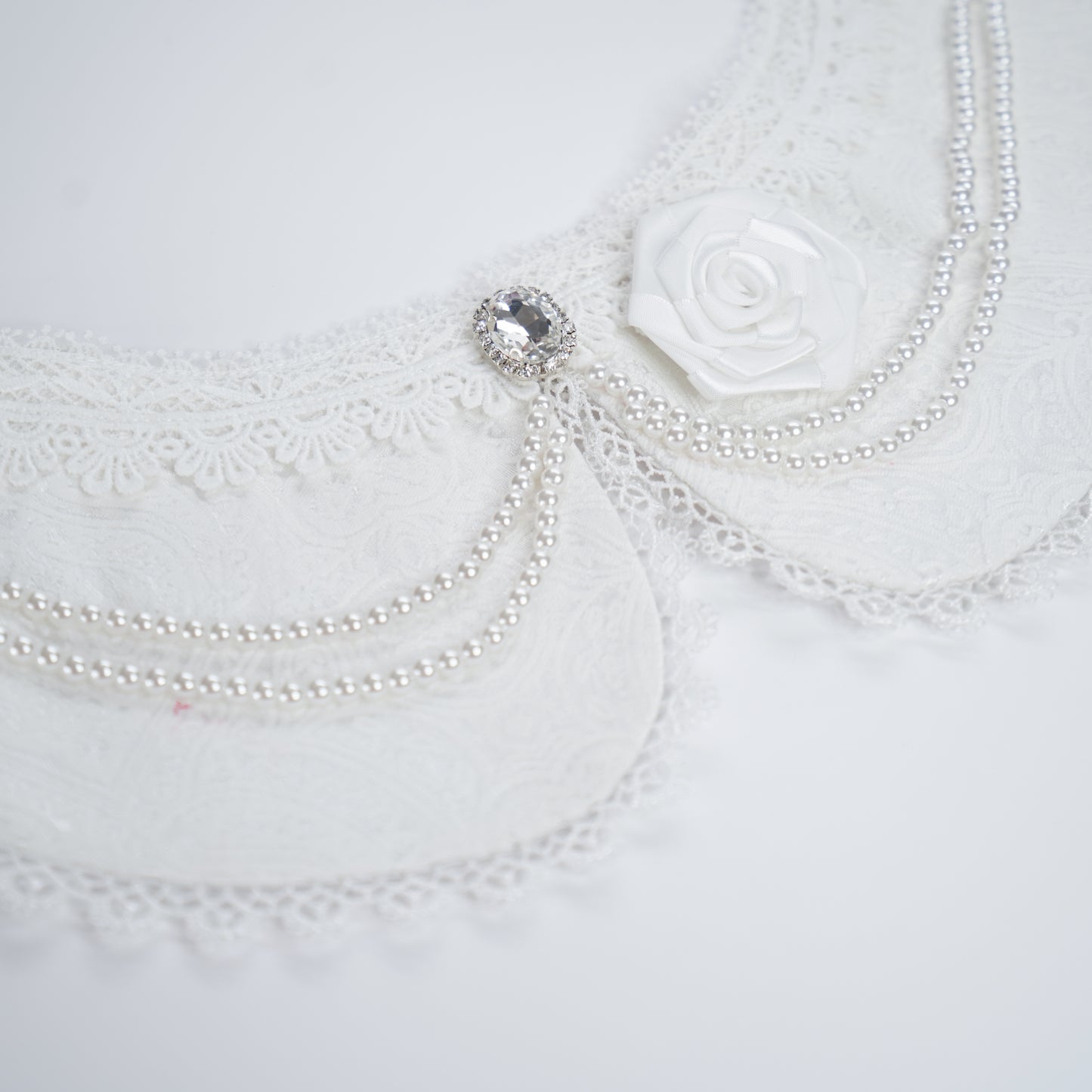Debutante (1-Bridal Alabaster White) | Pet Neckwear
