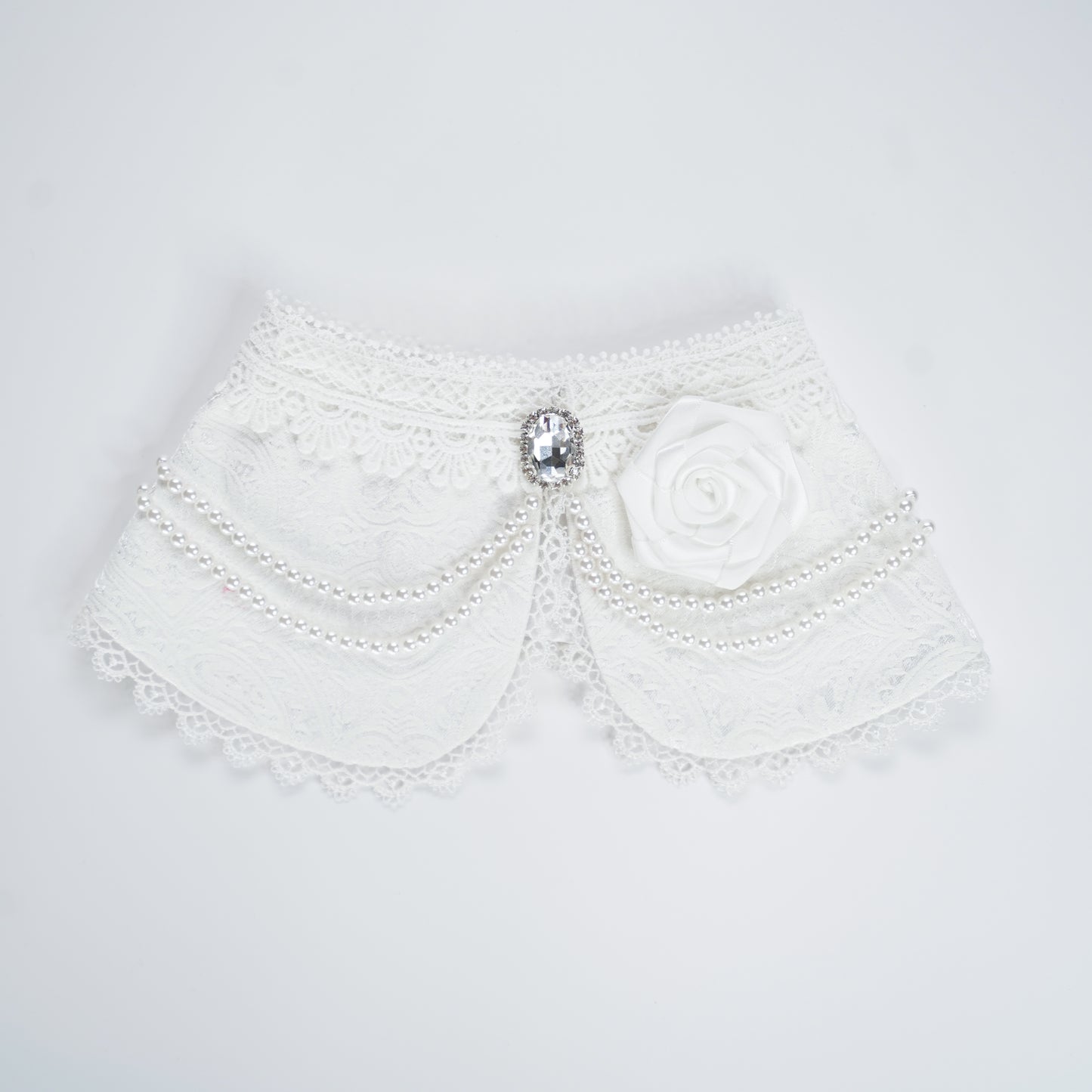 Debutante (1-Bridal Alabaster White) | Pet Neckwear
