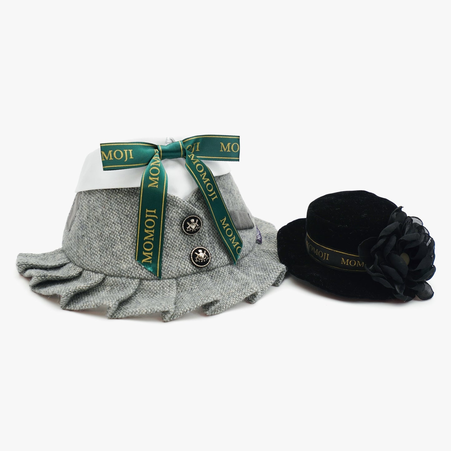Picadilly (2-Velvet Obsidian Black) | Pet Hat