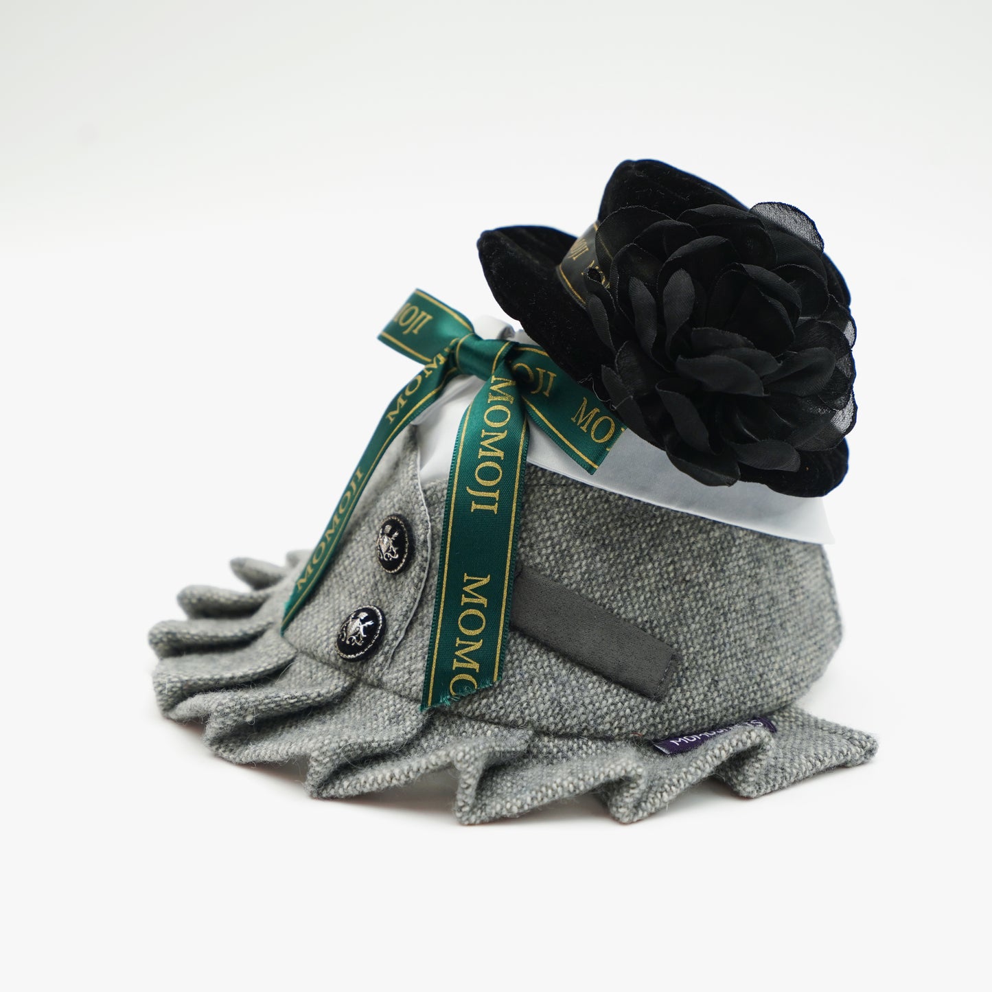 Picadilly (2-Velvet Obsidian Black) | Pet Hat