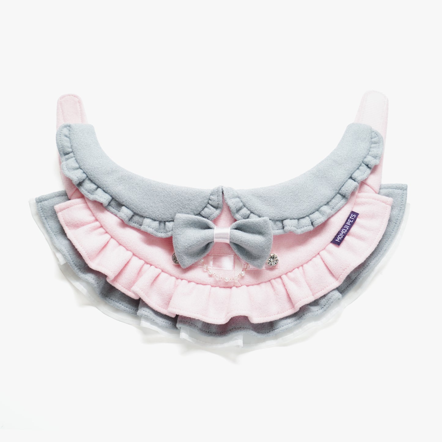 Notting Hill (1-Blush Pink & Mist Gray) | Pet Neckwear