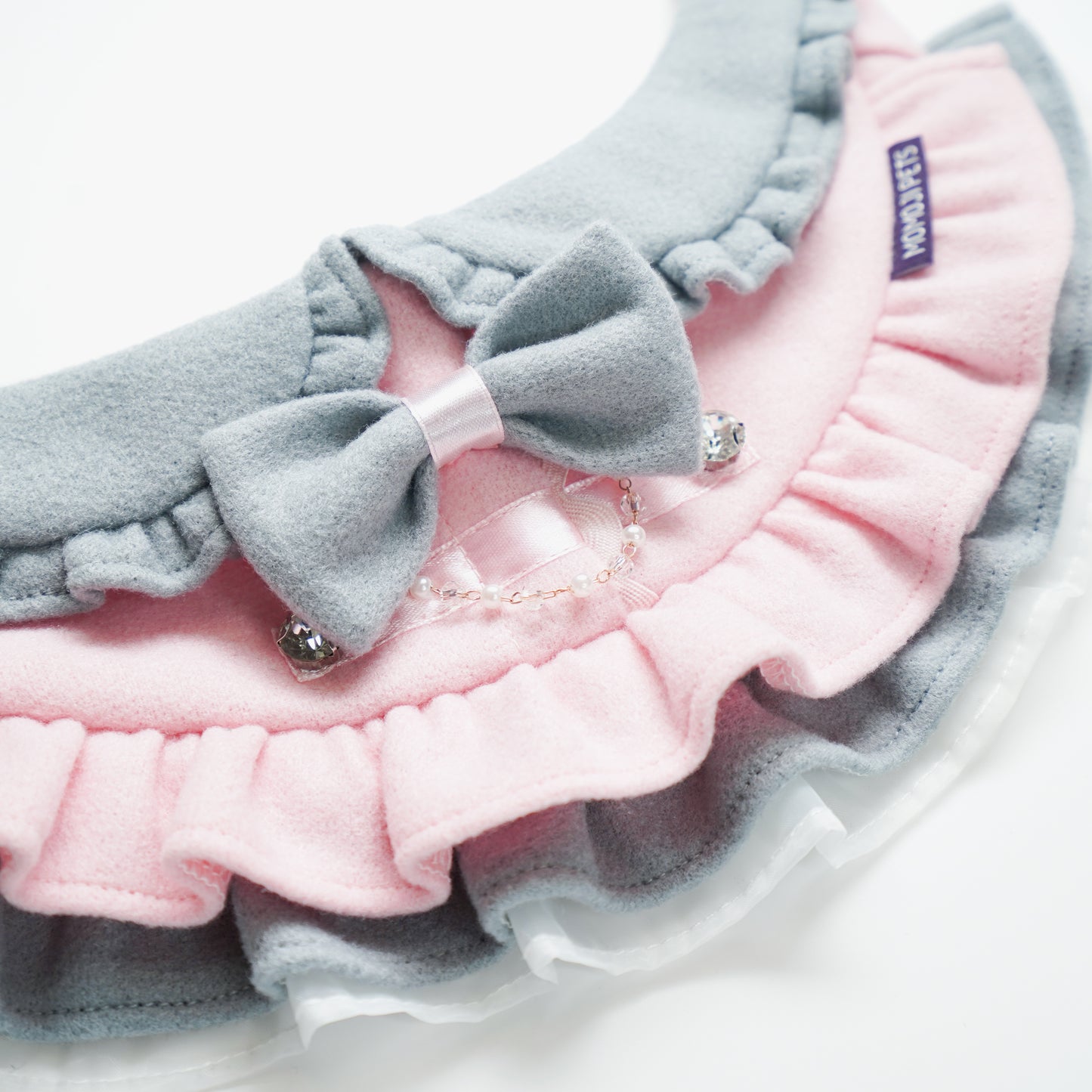Notting Hill (1-Blush Pink & Mist Gray) | Pet Neckwear