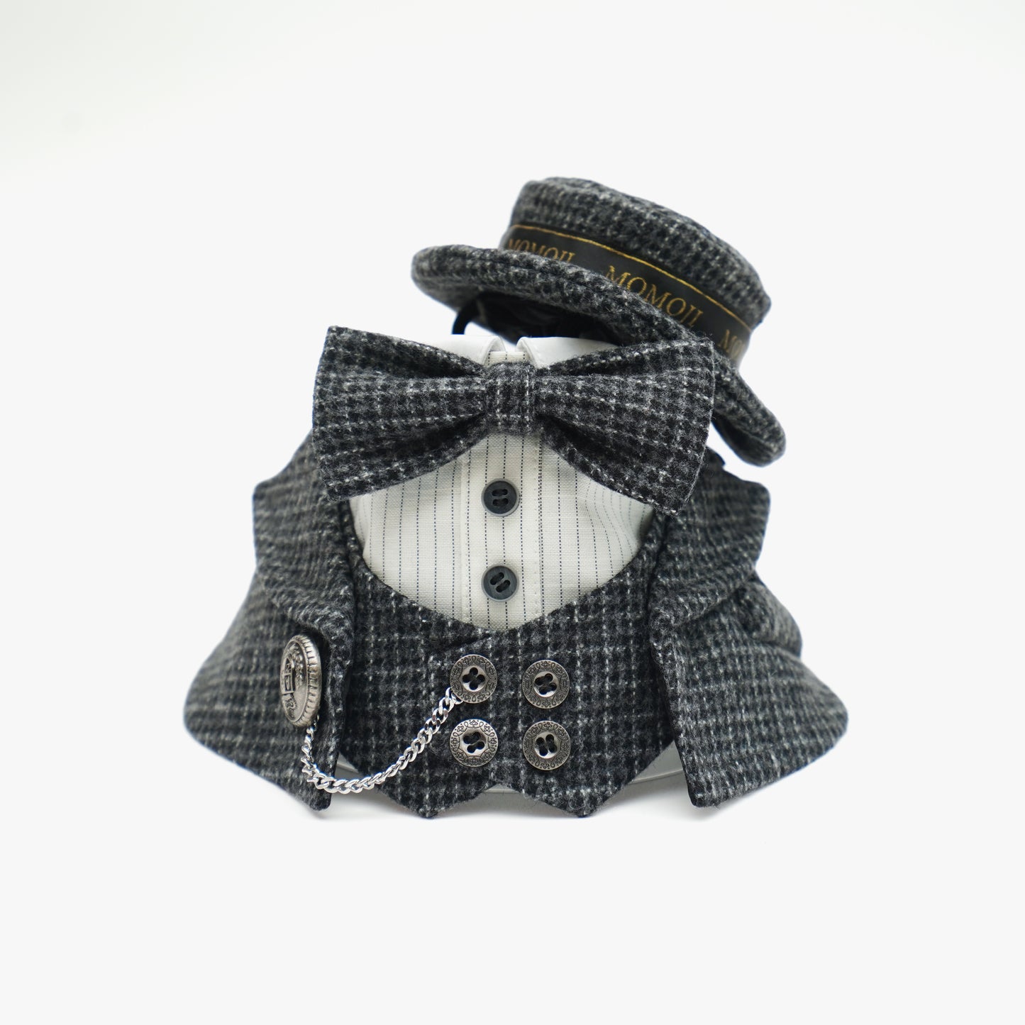 Bond (2-Charcoal Houndstooth) | Pet Hat