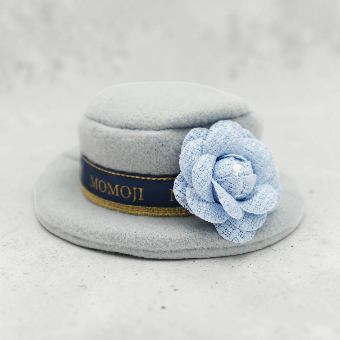 Mayfair (1-Haze Gray & Navy Blue) | Pet Hat