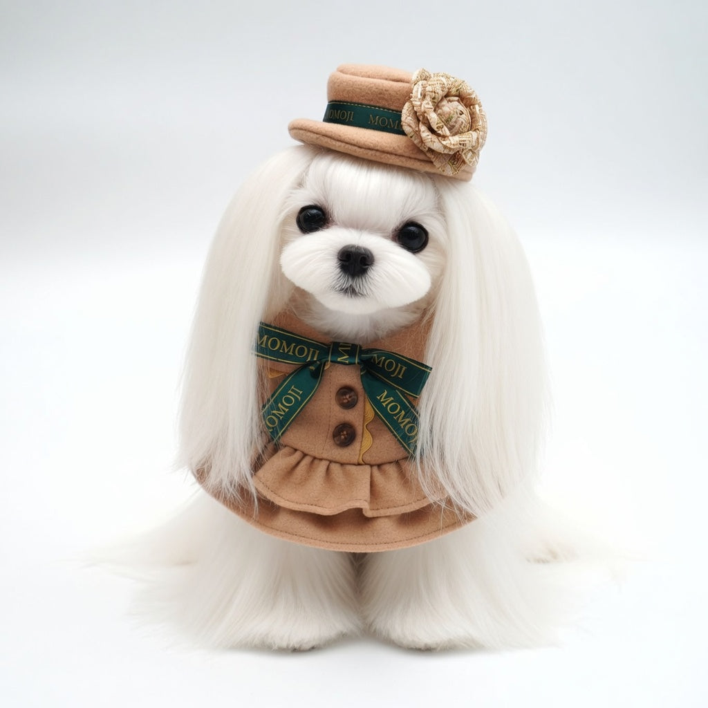 Mayfair (3-Warm Vintage Brown) | Pet Hat