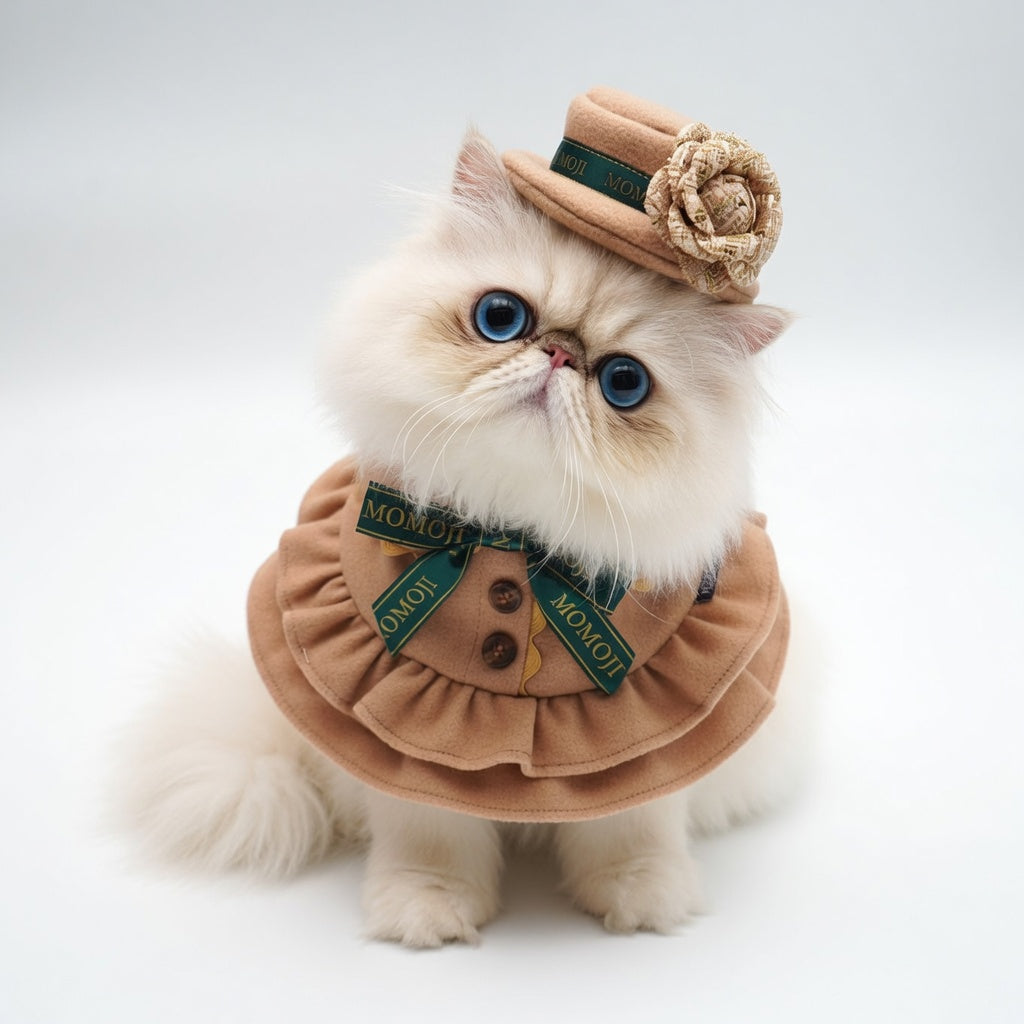 Mayfair (3-Warm Vintage Brown) | Pet Hat