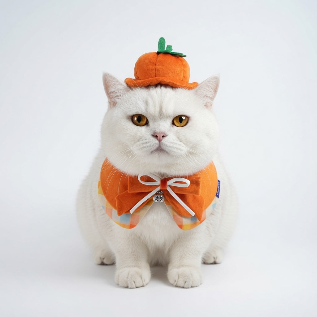 Pumpkin Scholar (1-Spiced Pumpkin) | Pet Neckwear