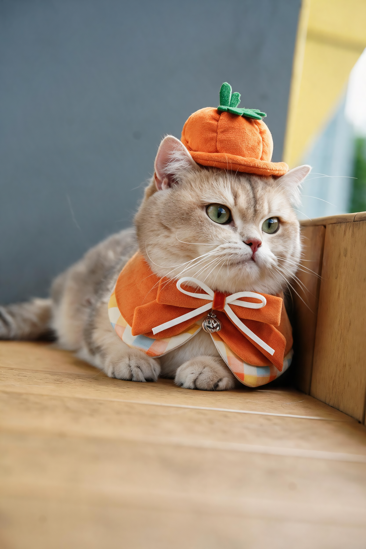 Pumpkin Scholar (1-Spiced Pumpkin) | Pet Neckwear