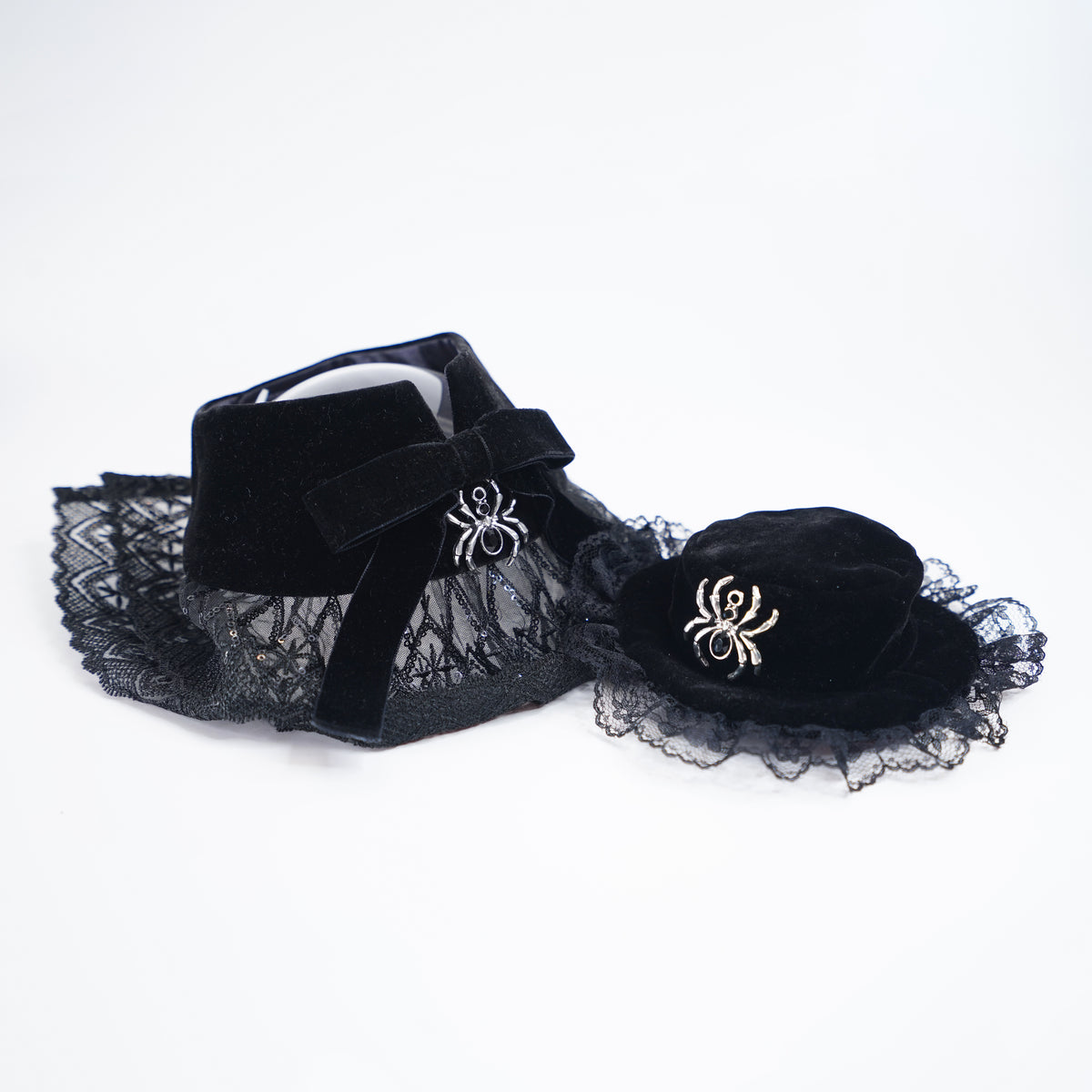 Spider Countess Hat (1-Midnight Onyx) | Pet Hat