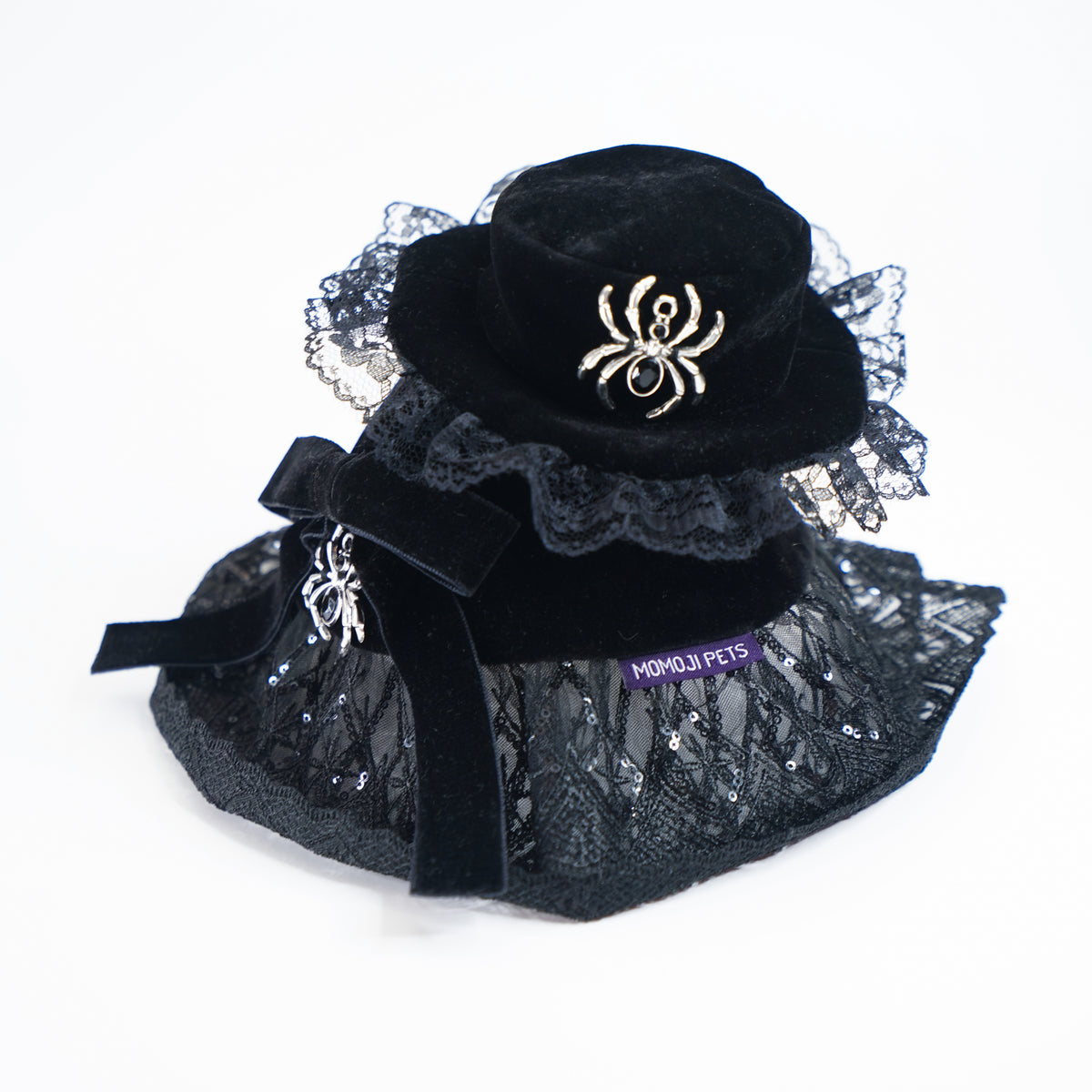 Spider Countess Hat (1-Midnight Onyx) | Pet Hat