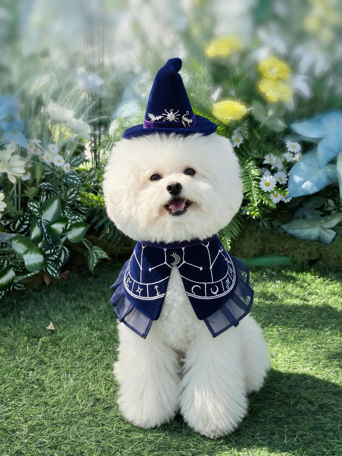 The Oracle's Veil (1-Celestial Indigo) | Pet Neckwear