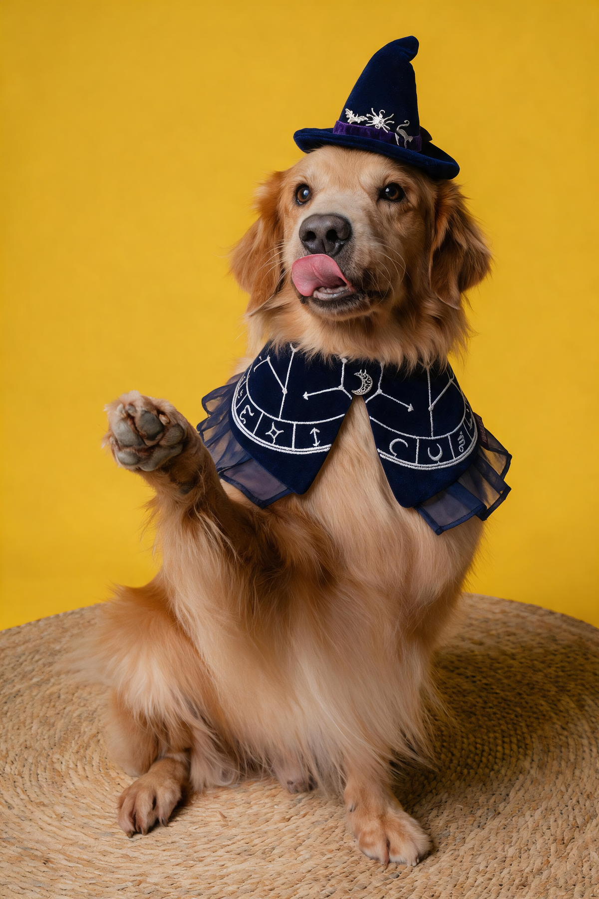 The Oracle's Veil (1-Imperial Indigo) | Pet Hat