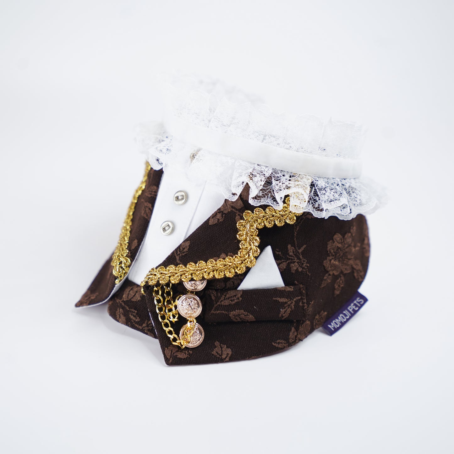 Harrington (1-Espresso Brocade) | Pet Neckwear