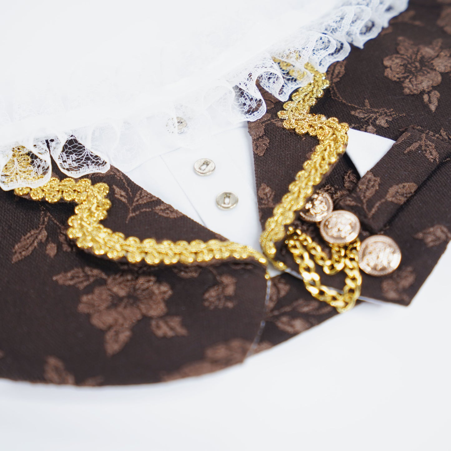 Harrington (1-Espresso Brocade) | Pet Neckwear
