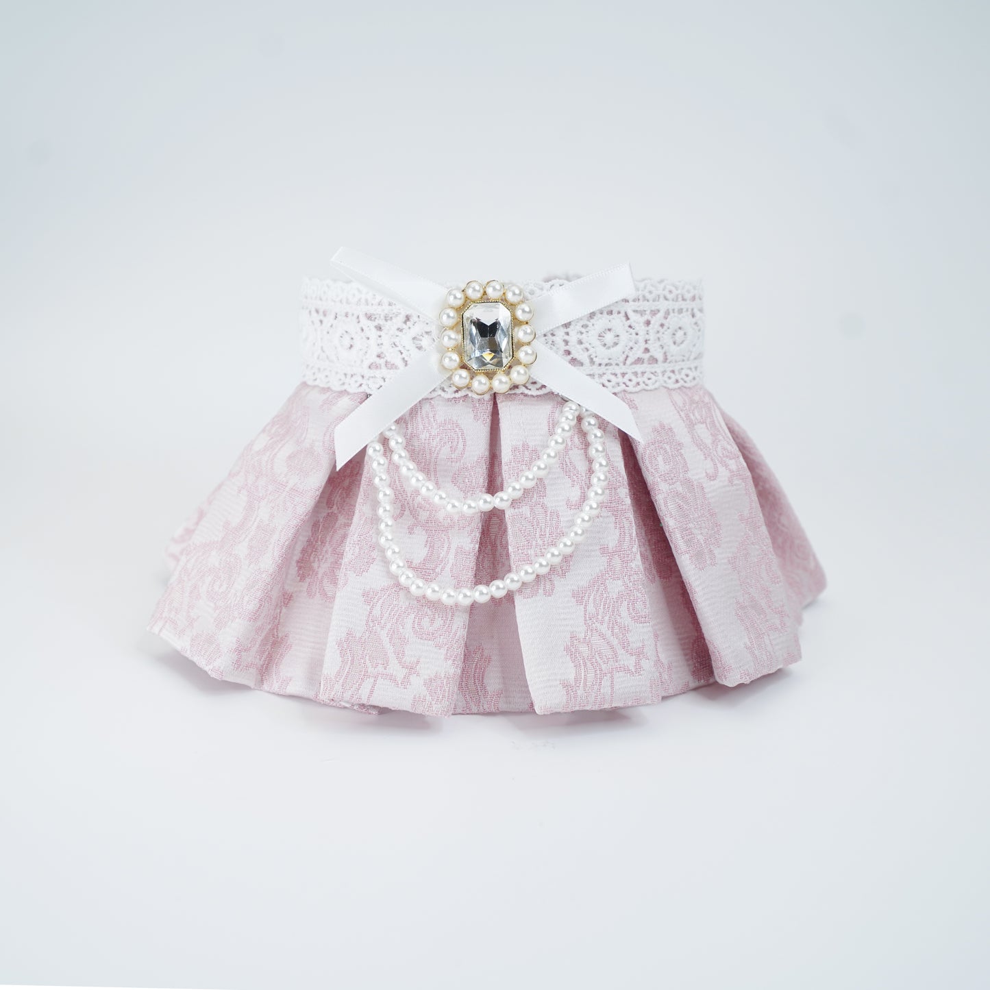 Gwendolen (2-Porcelain Blush Pink) | Pet Neckwear