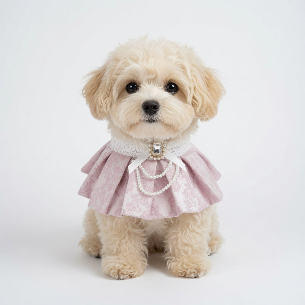 Gwendolen (2-Porcelain Blush Pink) | Pet Neckwear