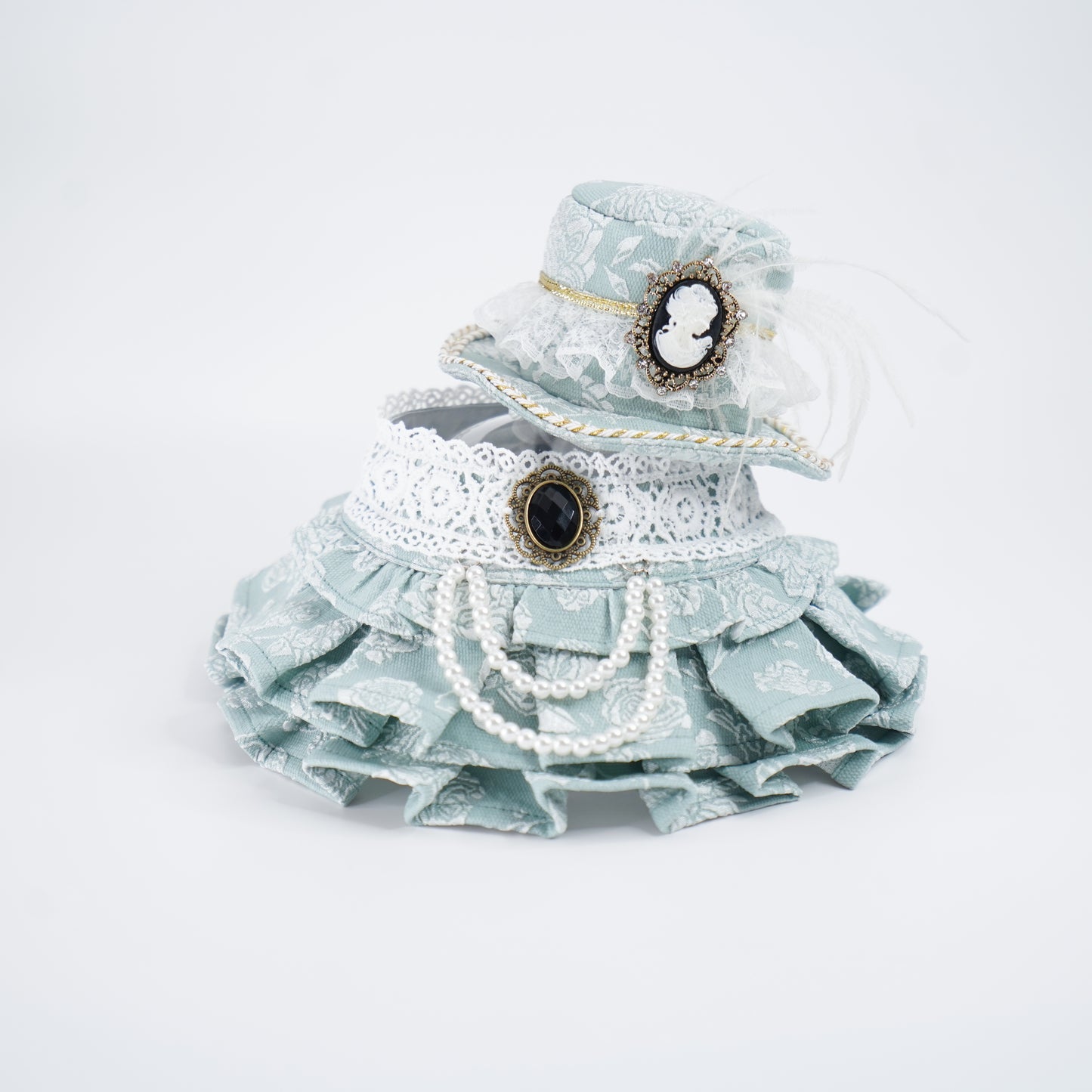Augusta (1-Regency Celadon Sage) | Pet Hat