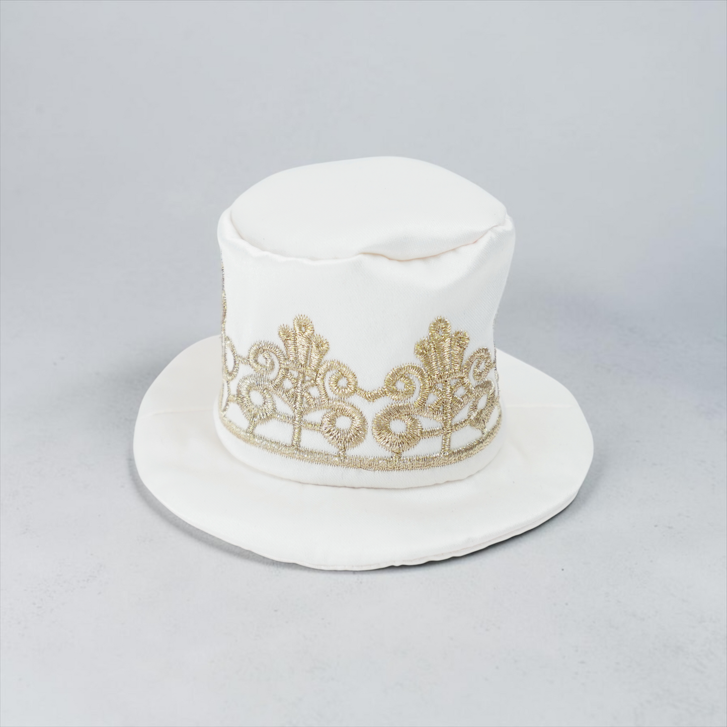 Sovereign (3-Bridal Alabaster Silk) | Pet Hat