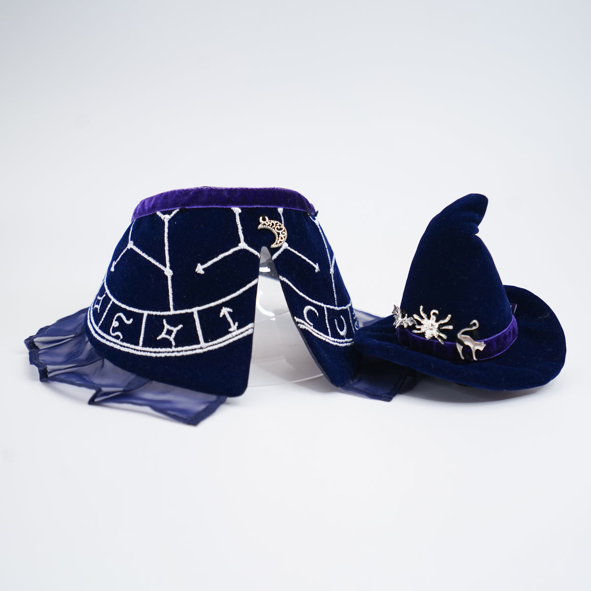 The Oracle's Veil (1-Imperial Indigo) | Pet Hat