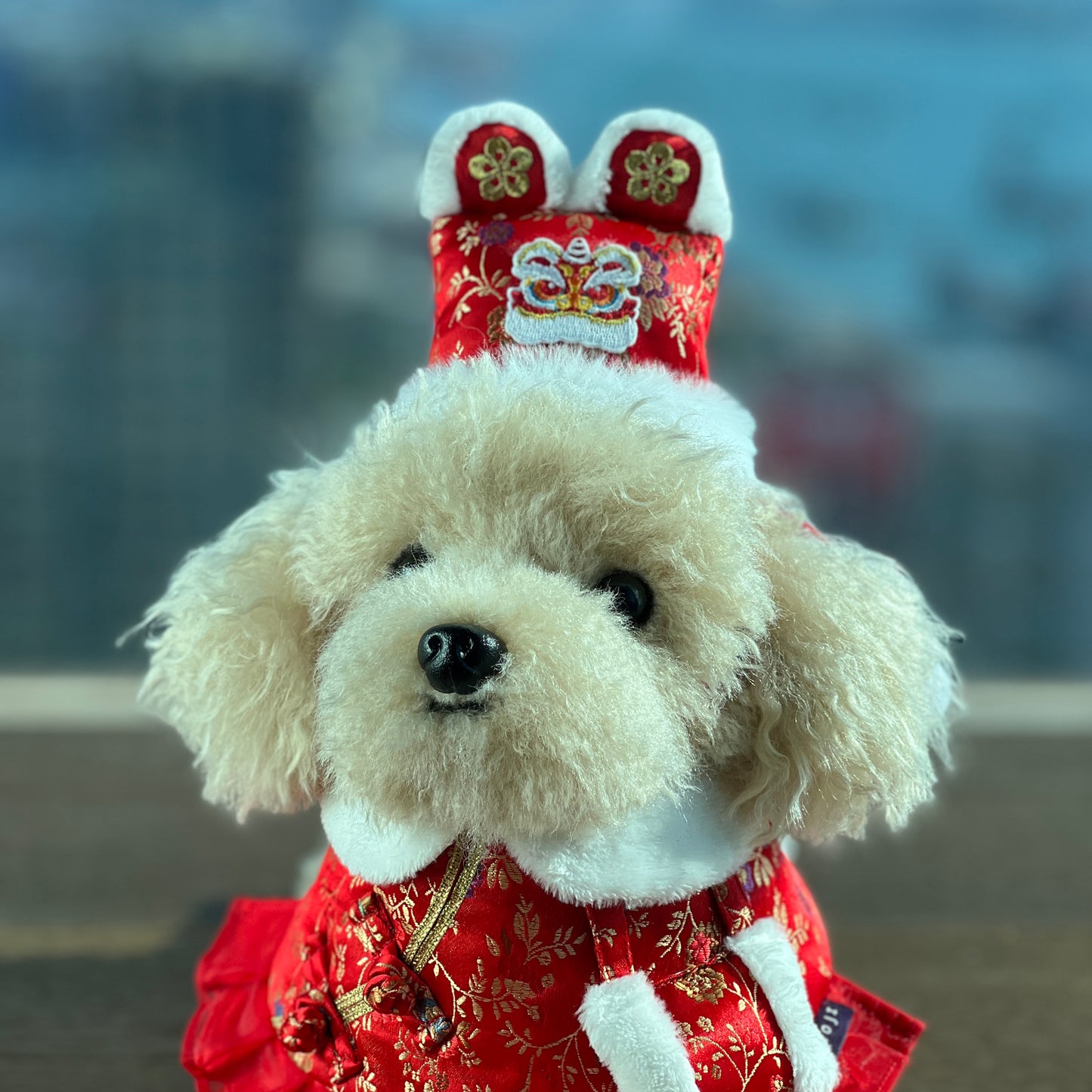 DANCING LION Pet CNY Hat