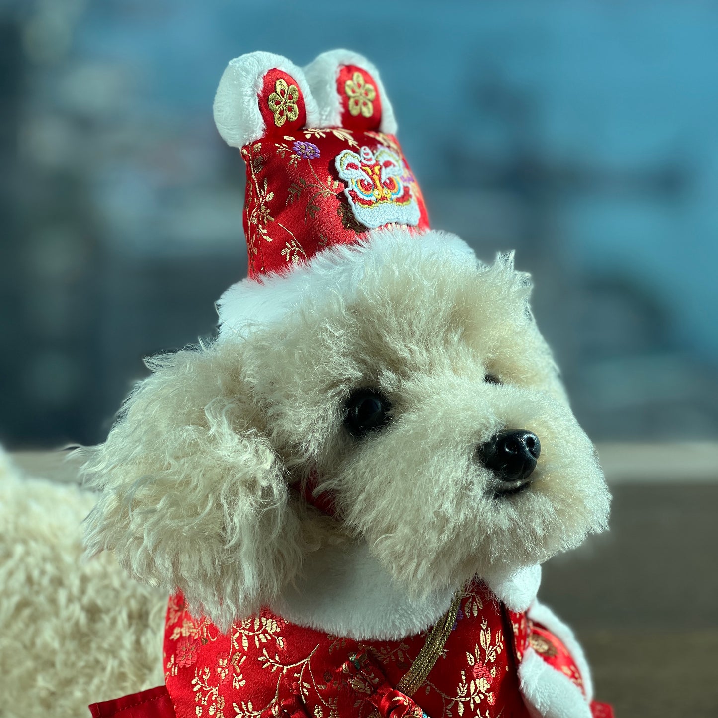 DANCING LION Pet CNY Hat