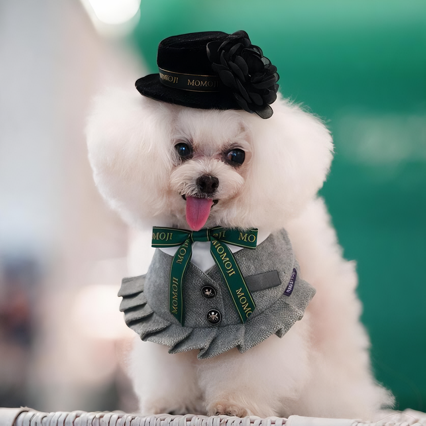 Picadilly (2-Velvet Obsidian Black) | Pet Hat