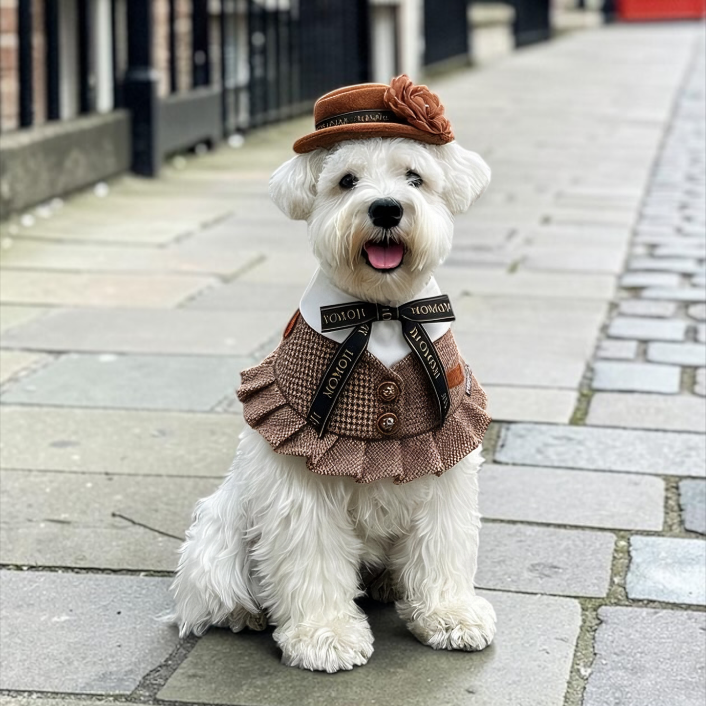 Picadilly (1-Caramel Velvet Brown) | Pet Hat